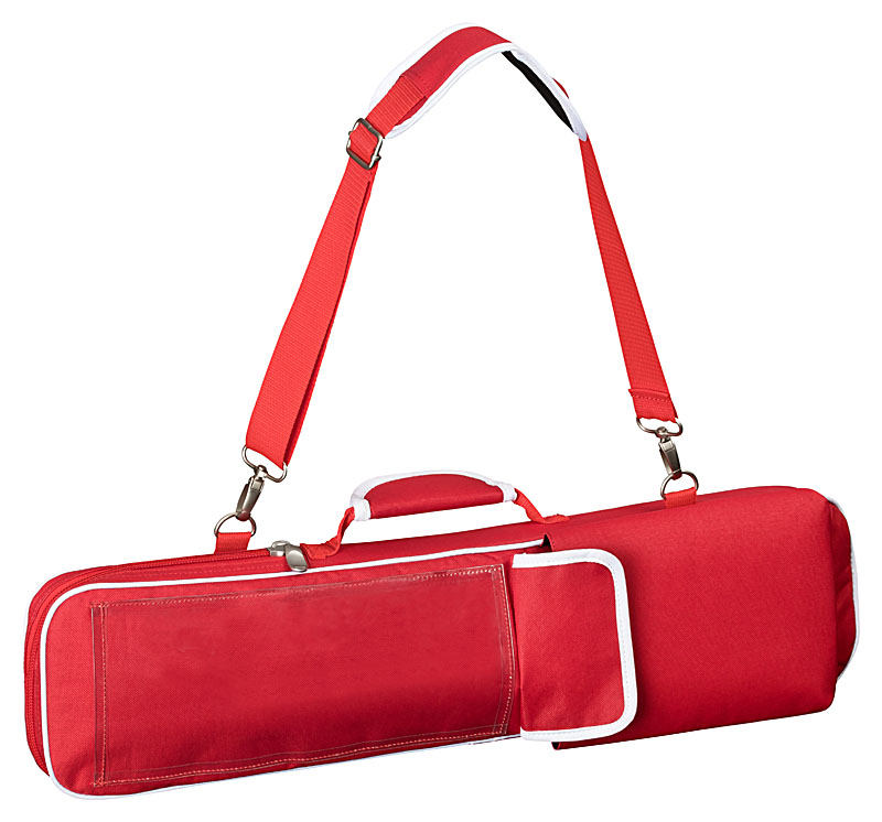 Rote Transporttasche aus Polyester